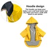 Morezi Dog raincoats waterproof dog coats with legs for small