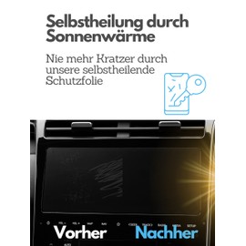 DISSKIN® Screen Protector Compatible with Various Hyundai Models, Self-Healing by Heat, Matt, Antibacterial Coating, Anti-Fingerprint (Compatible with Tucson 10.25 Inch 2020-2024)