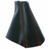 Kar Designers Black w/Red Stitching Vinyl Automatic Shift Boot For