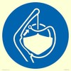 Mandatory: Release lifeboat gripes in launch sequence Sign - 300x300mm - S30