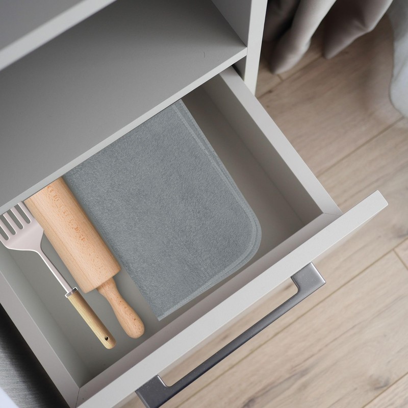 OGGI Absorbent, Reversible Microfiber Dish Drying Mat for Kitchen, Dish