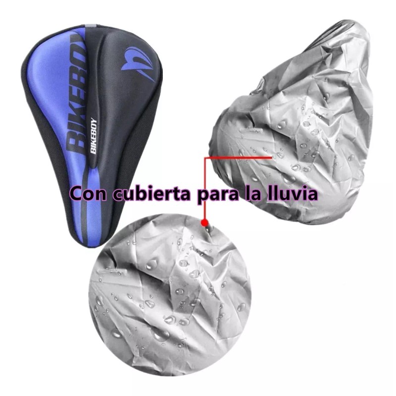POLLITO DIABLO Cubierta Asiento De Bicicleta Funda Cojín+cubierta De Lluvia