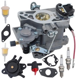 YJGZSVK Carburetor For Kohler Command CH20 CH22 CH25 CH26 Replaces 2485334 2485334-S 24-853-93-S 2405332 Fuel Pump Shut Cut Off Valve