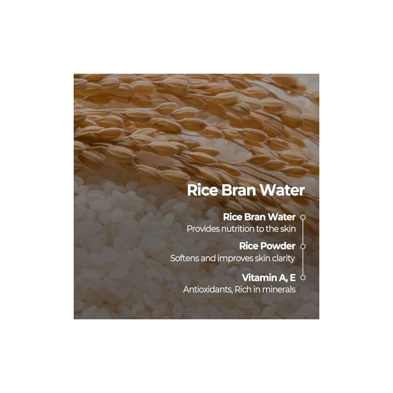 SKINFOOD Rice Mask Wash Off 3.5oz / Gently Exfoliates the