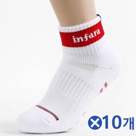 Women's All-Season Socks (10 Pairs) - Two-Stripe Right-Angle Design Double Band