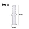 Wensilon (274 pcs) Plastic Drywall Wall Anchors Kit with Screws，