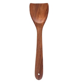 AURUM Wooden Spatula Spoon for Cooking & Serving | Teak Wood Spatula for Nonstick Pans & Cookware | Durable Wooden Spoon