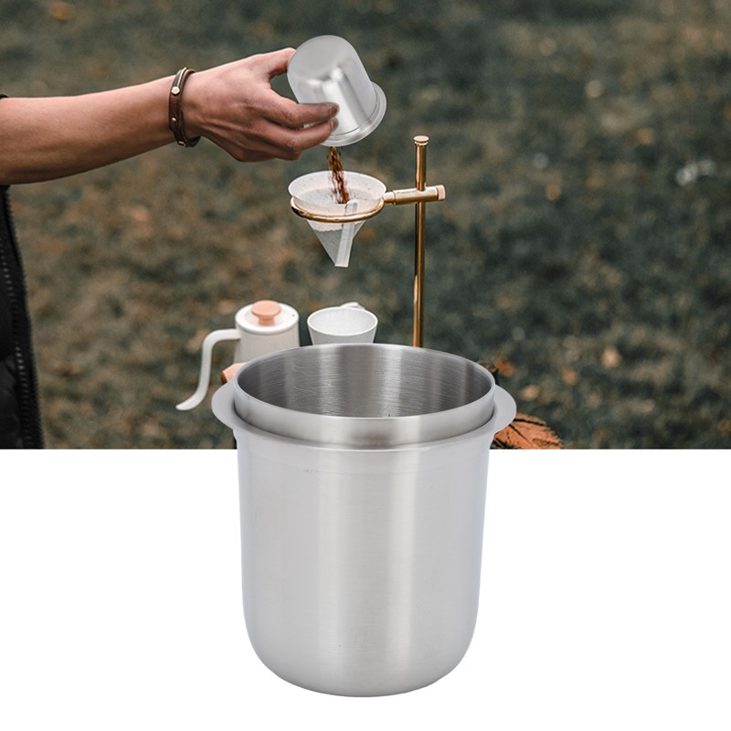 Dosing Cup 150ml 58mm Hands Free Stainless Steel Universal Inverted