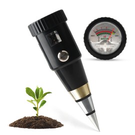 2 in 1 Soil PH and Moisture Meter Pointer Soil PH Tester Soil Moisture Gauge with Waterproof Gasket Soil Tester for Garden Greenhouse Lawn Farm