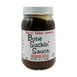 Bone Suckin' Sauce, Thicker Style BBQ Sauce, 16 oz