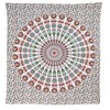Indian hippie Bohemian psychedelic peacock mandala wall hanging bedding tapestry