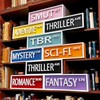 Book Genre Street Bookend - Unique Matte-Finish (Thriller AVE)