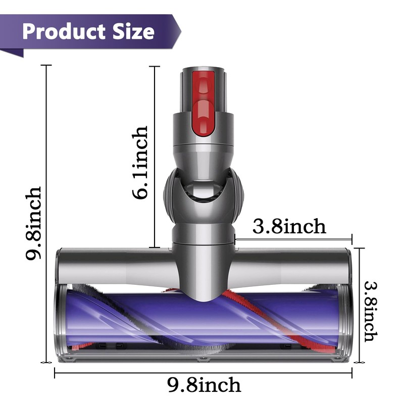 Coodss Quick-Release Motorhead Cleaner Replacement for Dyson V7 V8 V10