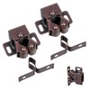 2Pcs Cabinet Latch, Double Roller Catch Latches Hardware for Cabinet