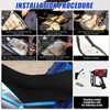 LHCDQSKCW ATV Seat Cover Compatible with Polaris Scrambler 850 1000