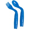 EasieEaters Curved Utensils for Right-Handed Users – 1 Spoon &