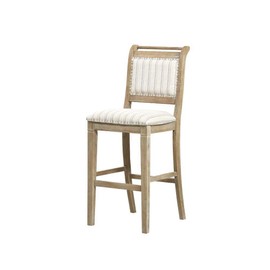 Linon Emmy Grey Bar Stool Stripe