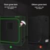 MELONFARM Small Grow Tent for Aerogarden，30”x18”x36” ，Hydroponics Growing System ，Highly