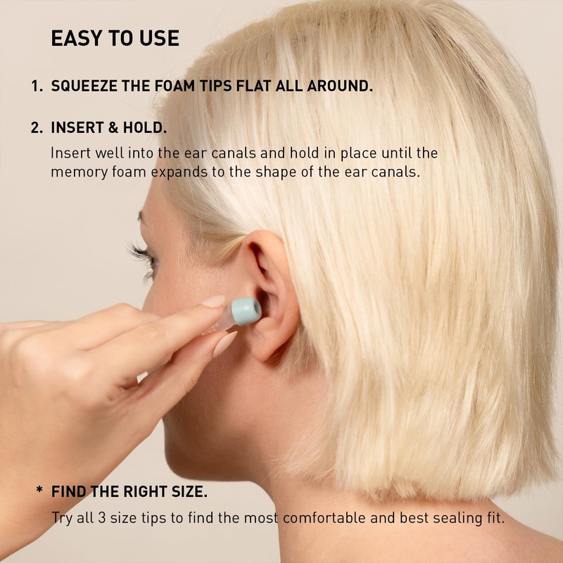 Sleeper Foam Ear Plugs | Comfortable & Adaptable Memory Foam