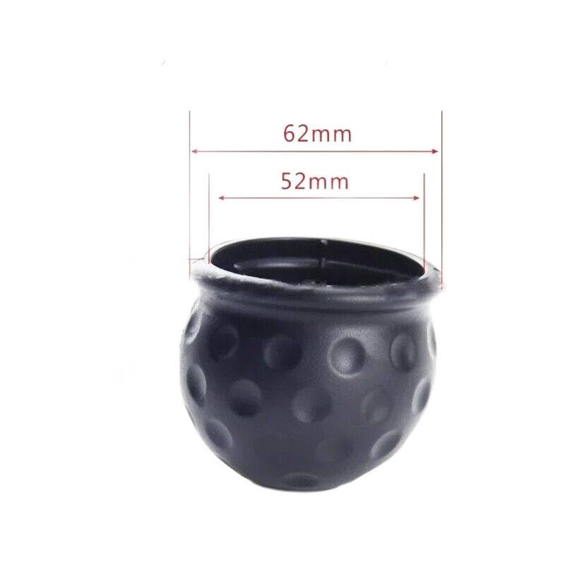 3X SCHUTZKAPPE ANHÄNGEKUPPLUNG Schmutz Kappe SCHWARZ Ball AHK Kappe Abdeckkappe