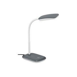 Reality Leuchten Boa A+ R52431187 Desk Lamp, Acrylic, 3.5 W, Integrated, Titanium-Coloured, 25 x 11 x 36 cm