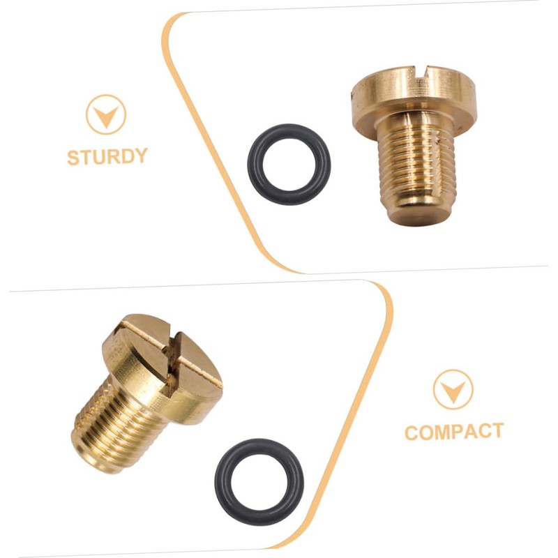 GRIRIW Radiator Expansion Tank Bleeder Screw M10*1 Fit for E36