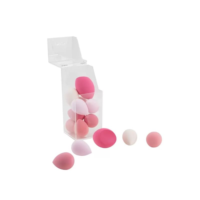 Esponjas para Maquillaje, Set de 14 Piezas, Multicolor Rosa Forma