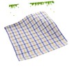 VILLFUL Cotton Yarn Lint- Plaid Dishcloth Non-Stick Kitchen Towel Absorbent