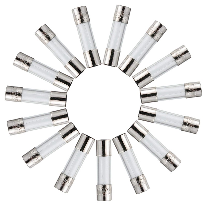 BOJACK 15 Values 150 pcs Fast Blow Glass Fuses Assortment