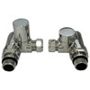 Team Controls Dual Fuel Radiator Valves Angled Corner Valves Towel