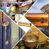 TA-VIGOR 1Pcs Brass Sheet Roll, 1000mm x 25mm x 0.4mm