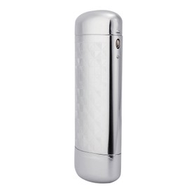 Philley Aluminum Metal Pocket Ultra-Light Silver Eyeglasses Glasses Case(Rhombus)