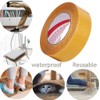2Pcs Double Sided Tape Heavy Duty, (5m*1cm and 5m*2cm) Extra