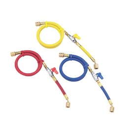 Ichinen TASCO TA133AB-1 Charging Hose with Valve 59.1 inches (150 cm) Red