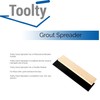 Toolty Grout Spreader - 200mm - Wooden Hendle - for