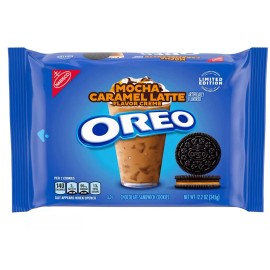 Oreo NEW Nabisco Oreo Mocha Caramel Latte Flavored Sandwich Cookies