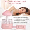 Cloud Rain White Noise Humidifier, Rain Water Drip Diffuser Humidifiers