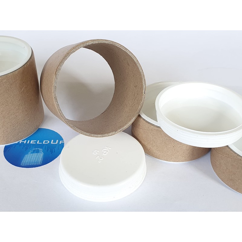 6 x ShieldUp Strong Cardboard Container Tubes | 50mm Diameter