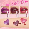 3Pcs Metallic Lipstick for Women,Lightweight Glitter Sparkling Liquid Lipsticks,Shimmer Lip