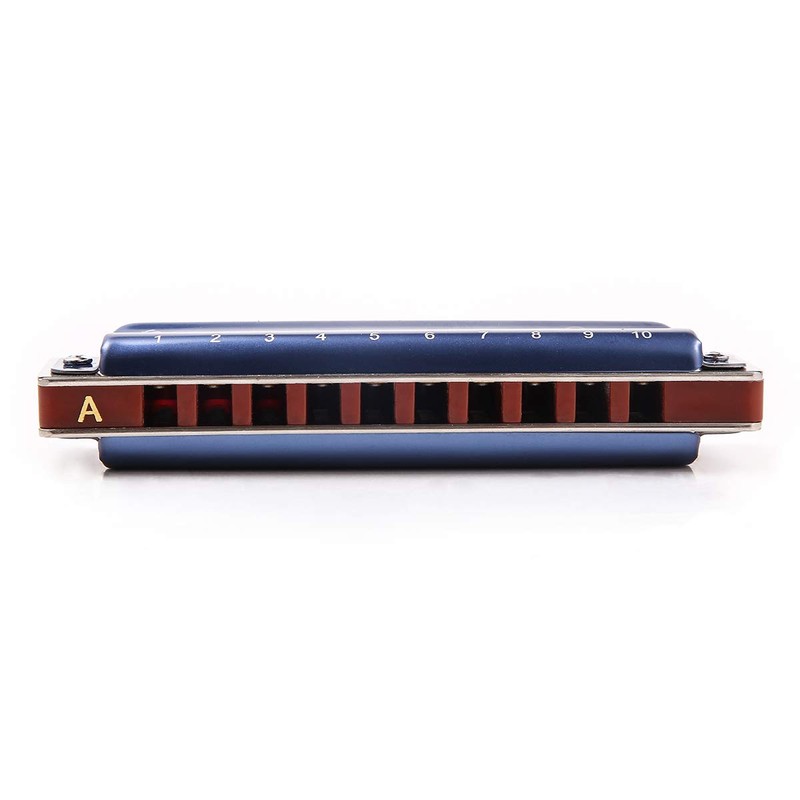 10 Holes Blues Harmonica T008K Diatonic Blues Harmonica with Case，More