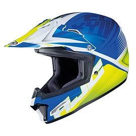 CXY2EUL - HJC CL-XY II Ellusion Youth Motocross Helmet L Blue (MC2SF)