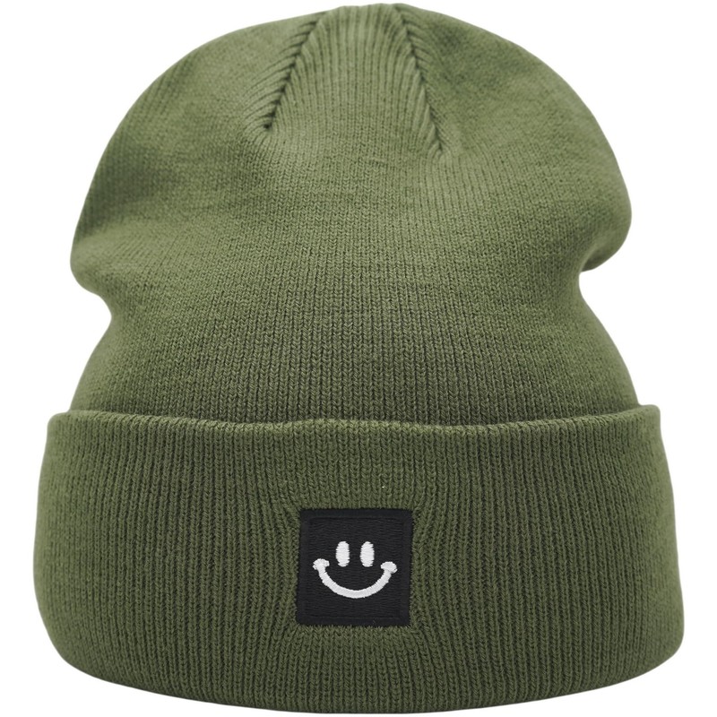 55cube Olive Green Beanie Hat