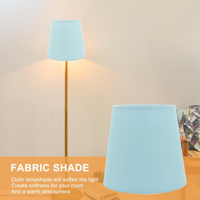Uonlytech Small Lamp Shade Waterproof Barrel Lampshade Simple Cloth Lamp