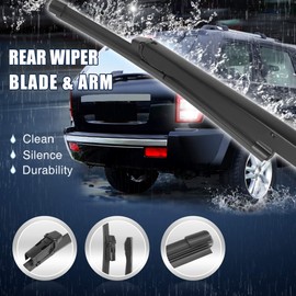 X AUTOHAUX Rear Windshield Wiper Blade Arm Set 11inch 285mm for EcoSport