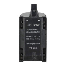 MaximalPower Li-Po Lithium-Polymer Rechargeable Battery for Parrot Bebop 3.0 2500mAh 27.7Wh 11.1V 20C Continuous Discharge (2 Pack)