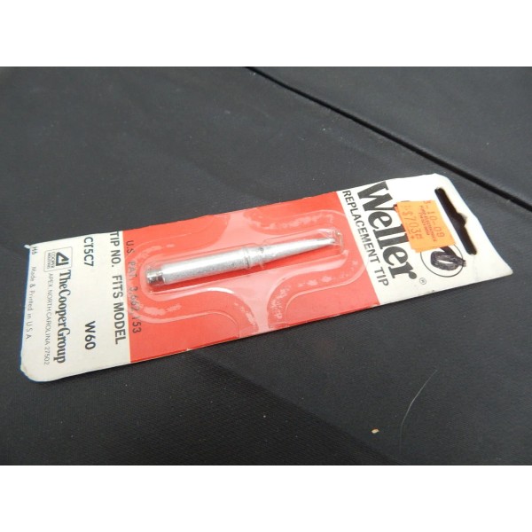 WELLER CT5C7 TIP FOR W60 SOLDERING IRON 3.18mm - USA