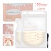 Bolsa De Almacenamiento De Leche Materna 250ml,150 Piezas