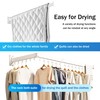 BOQORAD Wall Mounted Drying Rack,Clothes Drying Rack,Laundry Drying Rack,Collapsible Drying