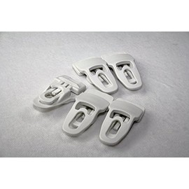 Hold-On Clip Midi White) (Large) Pack of 10