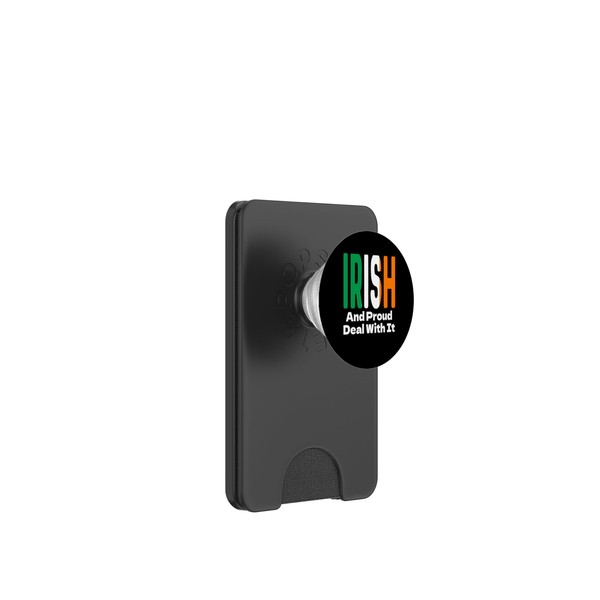 Irish And Proud Deal With It Lustige Irland-Flagge Humor PopSockets